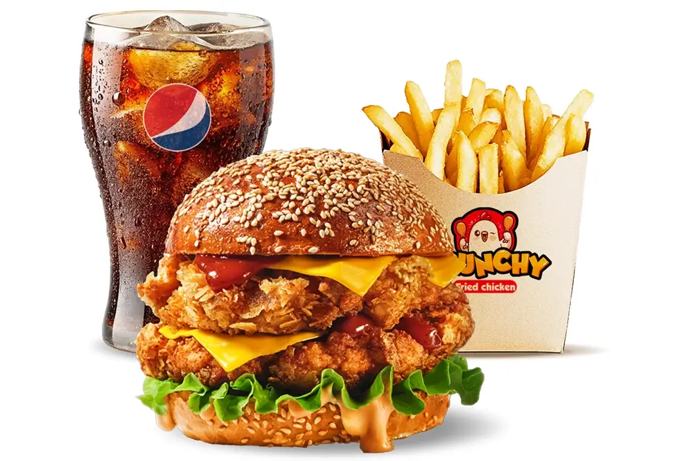 Crunchy Double Burger